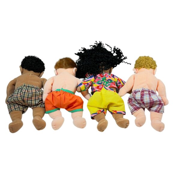 TY Beanie Baby Kids Plush Lot 4 Buzz Boomer Rascal Calyspso Vintage Dolls 1990s - Picture 2 of 7